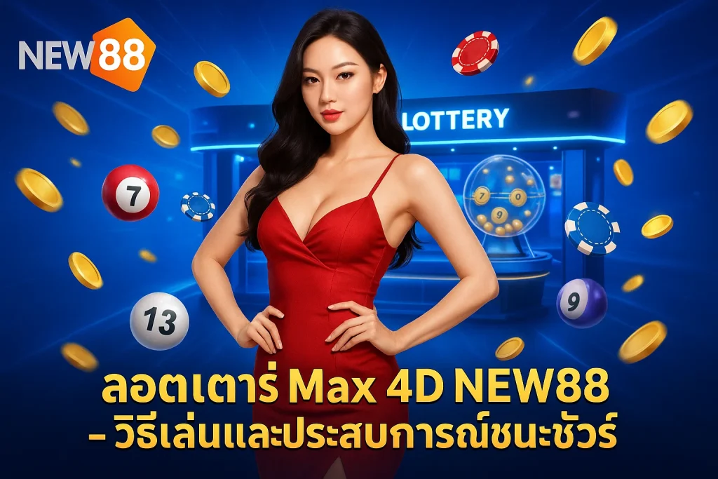 ลอตเตอรี่ Max 4D NEW88 – วิธีเล่นและประสบการณ์ชนะชัวร์