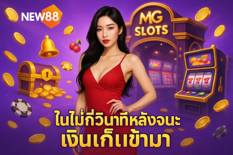 เพียงไม่กี่วินาทีหลังชนะ ยอดเงินก็เข้าแล้ว